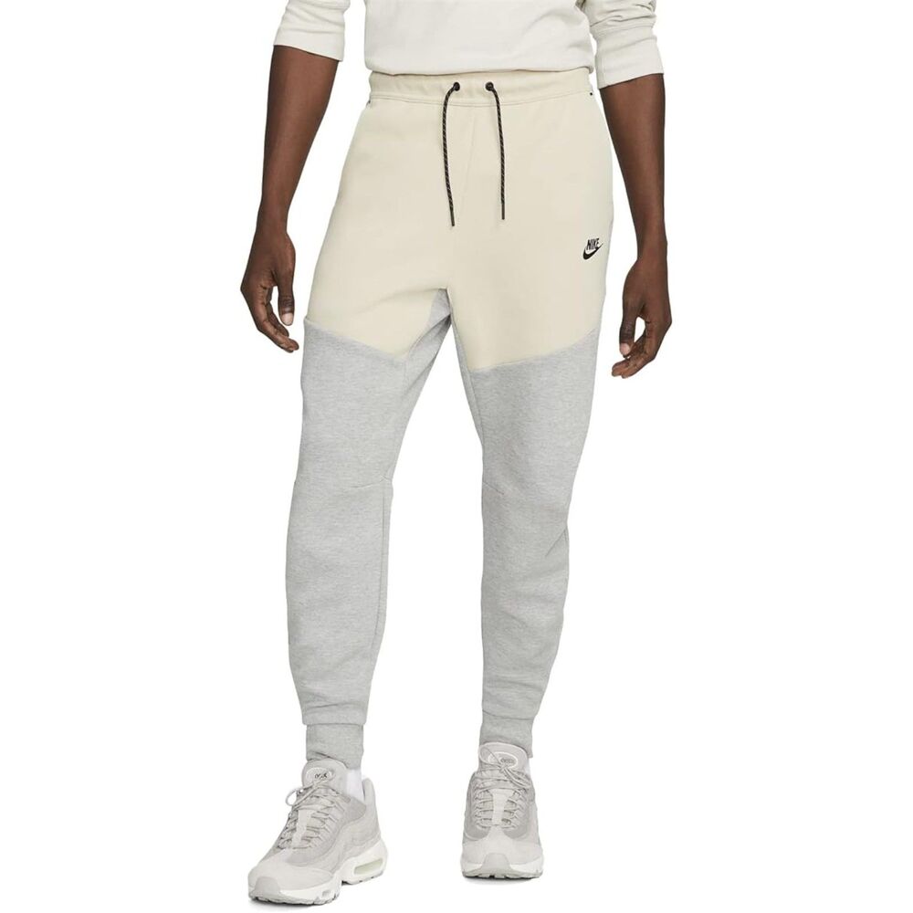 Nike Men's Sportswear Heather Grey/Rattan Tech Fleece Jogger - 2XL - CU4495-064